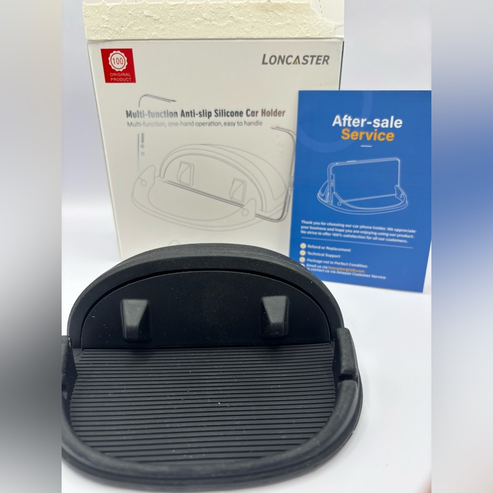 Loncaster Multi-function Anti-slip Black Car Cell Phone Holder…NIB